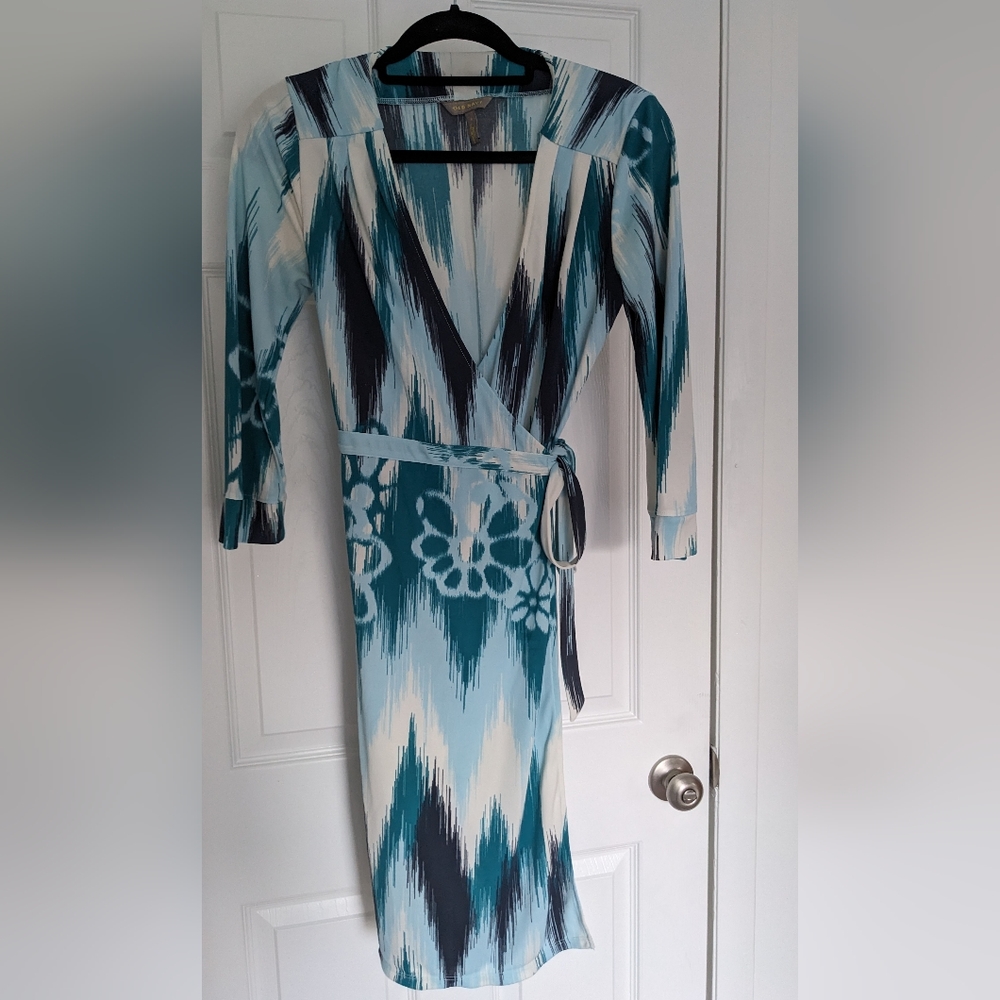Blue Wrap Dress